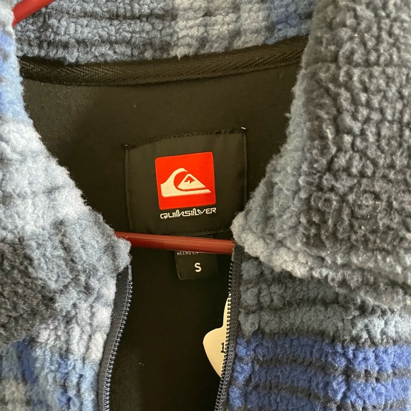 Quiksilver Men's Blue Plaid Jacket Total Eclipse Mens Size Small NWT Winter Wear - Picture 4 of 12